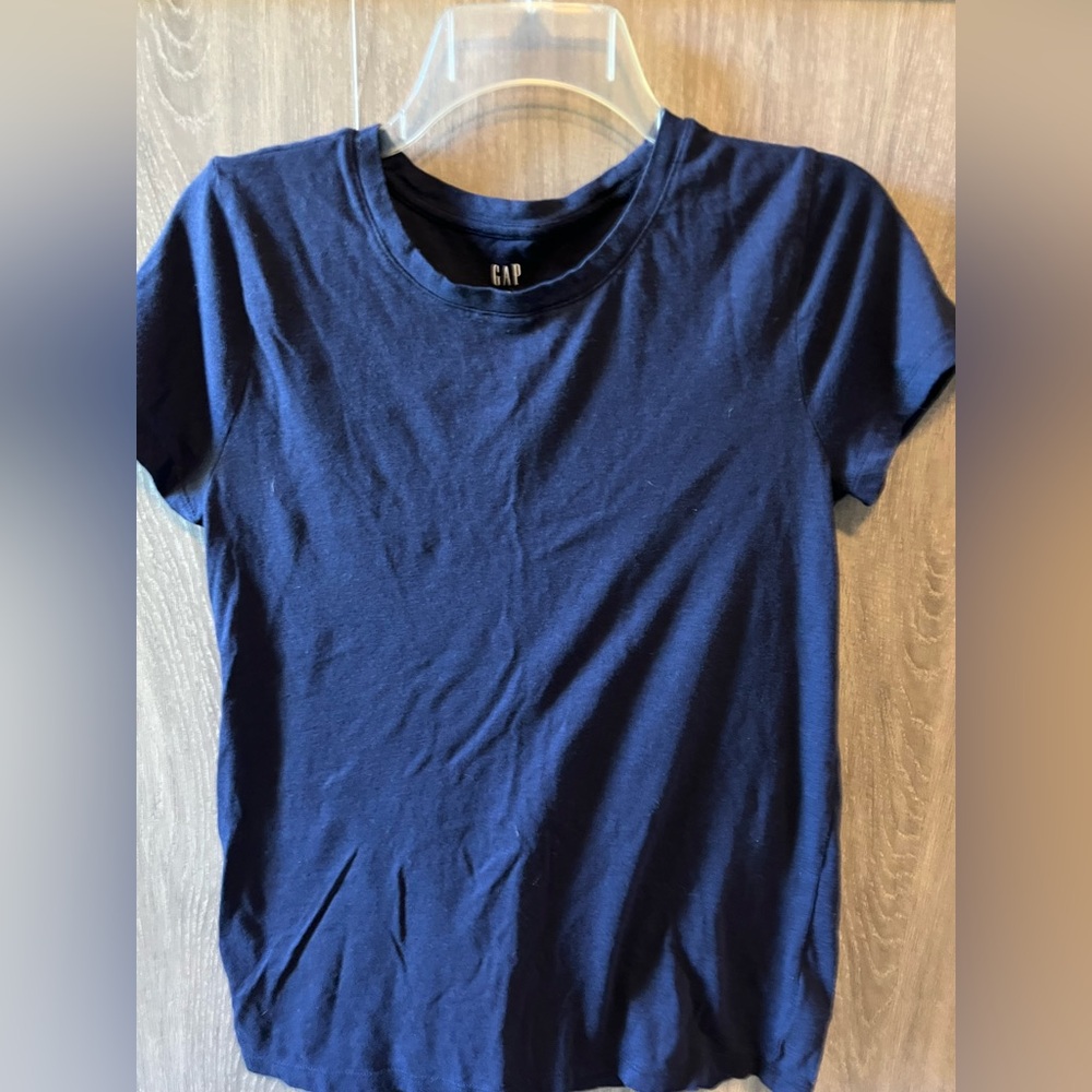 GAP Deep Blue Crew Neck Tee